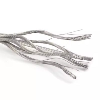 Un buen precio. Cuerdas de alambre de acero sin aleación 1x19 2.6 mm 3 mm 4 mm Galvanizadas para entornos difíciles y exigentes en línea