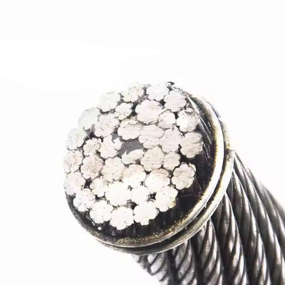 Un buen precio. Cable de acero no aleado 35x7 6mm-50mm para grúas de construcción en ingeniería de elevadores de elevación portuaria en elevadores de construcción en línea
