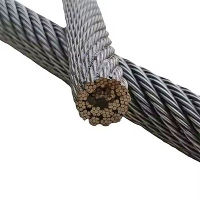 Un buen precio. Cuerdas de alambre de acero galvanizado estándar DIN para maquinaria de construcción y ingeniería de acero de carbono en línea