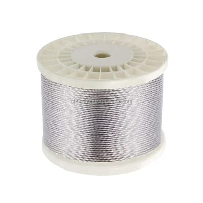 Un buen precio. 1x19 7x7 7x19 T316 Cable de avión de acero inoxidable para cubierta Cable de barandillas 1/8