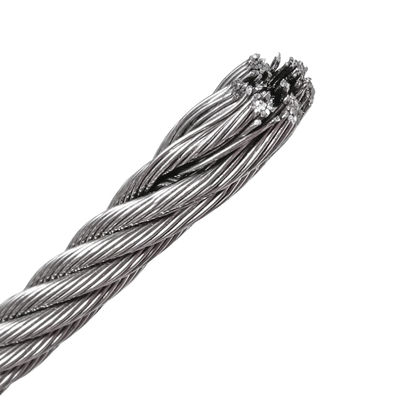Un buen precio. SS304 Cables de acero personalizados 7X19 2mm Cuerdas de alambre de acero resistentes al desgaste en línea