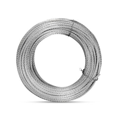 Un buen precio. En el caso de las aplicaciones de carga pesada, el cable de alambre de acero AISI SUS304 de 7X19 de diámetro en línea