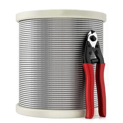 Un buen precio. 1x19 Tipo 316 de acero inoxidable cuerda de alambre de acero sin revestimiento 3/16 