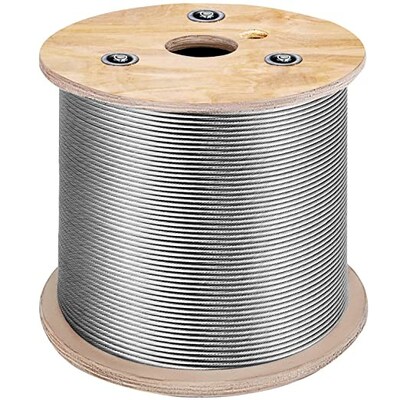 Un buen precio. Tipo 316 de alambre de acero inoxidable con 1x19 Construcción para cables en línea
