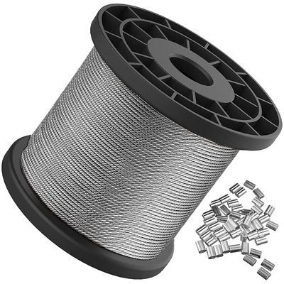 Un buen precio. Cables de acero galvanizado de 7x7 cables de alambre de acero sin aleación 3/64