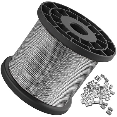 Un buen precio. Cables de acero galvanizado de construcción de 7x7 3/64 