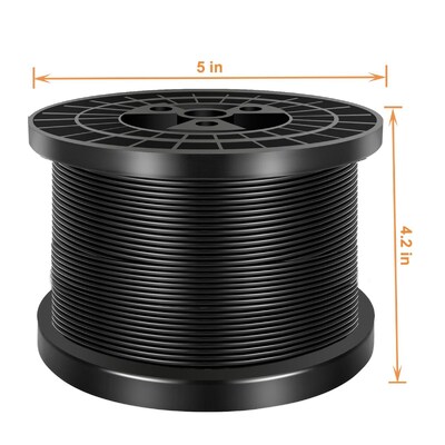 Un buen precio. Cuerdas de alambre de acero al carbono recubiertas de PVC con 7x7 / 7x19 Construcción para aplicaciones industriales en línea