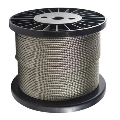 Cables de alambre de acero galvanizado 6x19+FC y 8x19S+FC IWRC para cables de elevación