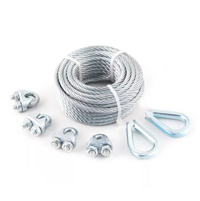 Un buen precio. Tipo 316 de acero inoxidable SS de cubierta de cable de barandillas de hardware de equipo Sistema 1/8 de pulgada de acero de cable de cable de cable T316 7x7 de cable de cable en línea