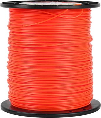 Un buen precio. 1.8mm 2.5mm 2.7mm 3.0mm 3.5mm Línea de cortador de nylon redondo Cuadrado línea de corte de cepillo 2kg bobina en línea