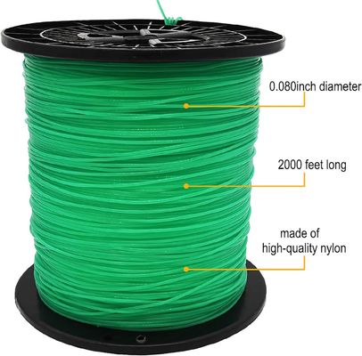 Un buen precio. 1.3mm-4.0mm redondo 5lb línea de recortador de bobinas para recortador de cuerdas en línea