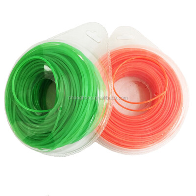 Varios colores 3.0mm Cuadrado / redondo / hexágono / estrella línea de recorte de nylon 100% material de nylon