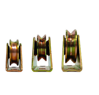 Un buen precio. Rueda de la puerta de rodadura de 50 mm 60 mm 70 mm 80 mm 90 mm 100 mm U V Y Tipo de ranura Pulea de puerta corredera en línea