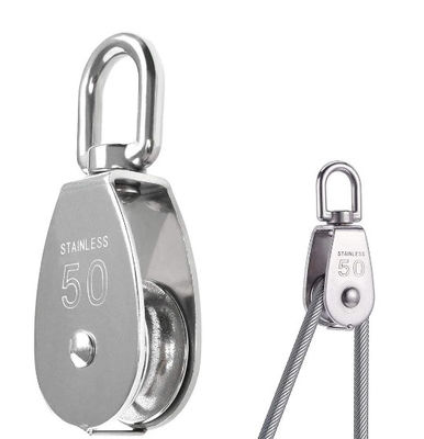 Top Venta al por mayor cuerda de alambre de acero inoxidable / giratorio / velero / grúa / cuerda giratorio simple / marina / alambre de acero elevador / levantamiento de correas / polea de escalada para velero