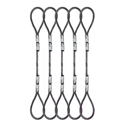 Un buen precio. Sling de cable de acero galvanizado con extremos de pulgar en línea