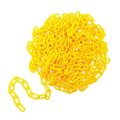 Un buen precio. Cadena de enlace de plástico de acabado negro con estructura de inyección para la seguridad vial en línea