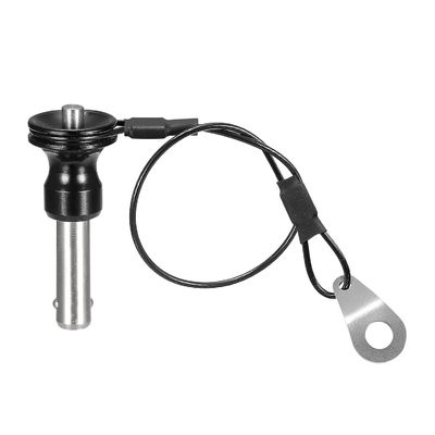 Un buen precio. Pin de bloqueo de bolas de acero inoxidable 304 con manija de botón para su rápida liberación y fijación segura en línea
