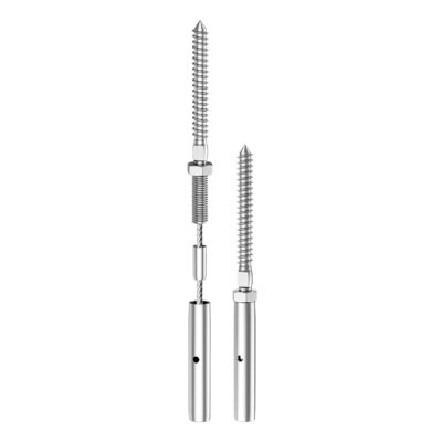 Un buen precio. T316 Stainless Steel Cable Railing Hardware with Waterproof Rust-proof Swage Lag Screws Suitable for 3/16-inch Cables en línea