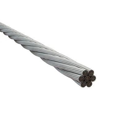 Un buen precio. Cable de alambre de acero inoxidable flexible de grado marino 304 316 316L con construcción 7x7 y 1x12 en línea