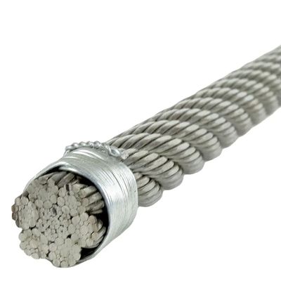 Un buen precio. Cuerdas de alambre de acero galvanizado de 6 mm y 5 mm con resistencia a la tracción de 1570-1960MPa para equipos de gimnasio y uso al aire libre en línea