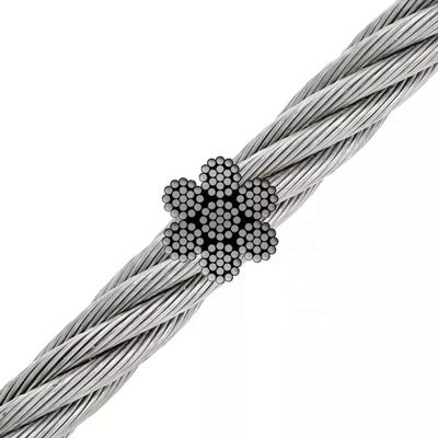 Un buen precio. Cable de cable de acero galvanizado 8*19S+FC con alma de acero al carbono y opciones de embalaje personalizables en línea