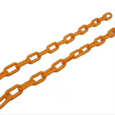 Un buen precio. Cadena de plástico de 6 mm con 25 m de embalaje y 60 g por metro para la seguridad vial en línea