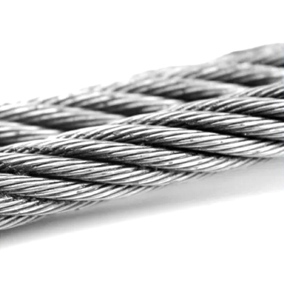 Un buen precio. Cuerda de alambre de acero inoxidable resistente a productos químicos de alta temperatura 6x19+IWS 5 mm 316 para uso industrial en línea