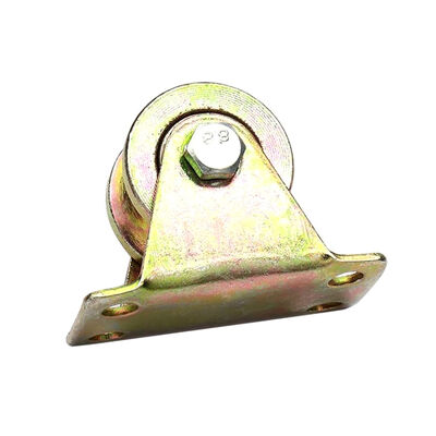 Un buen precio. Rodillos de puerta corredera de trabajo pesado U ruedas de ranura en línea