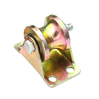 Un buen precio. Rueda de rueda rígida de trabajo pesado con rodillo de pista de ranura U con soporte en línea