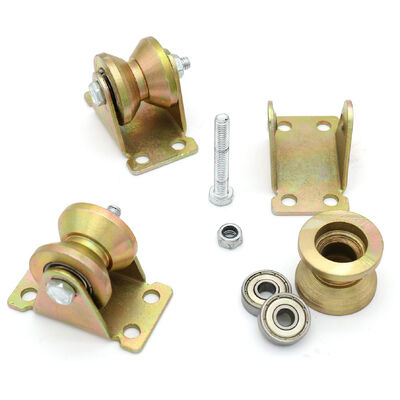 Un buen precio. Gran calidad alta V-Groove puerta corredera de rodillo puerta de garaje de nylon rodillos de rueda en línea