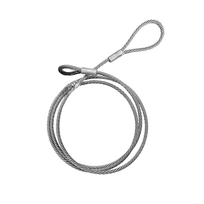 Sling de cuerda de alambre de suspensión de acero inoxidable para objetos colgantes de alta resistencia