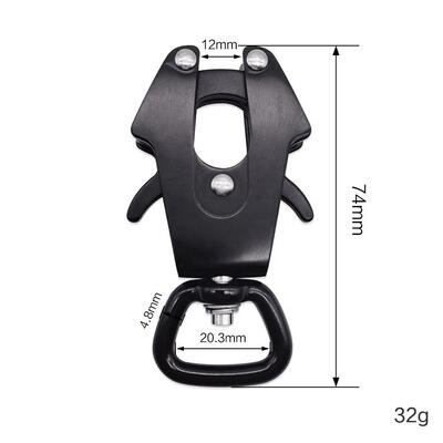 Un buen precio. Cintas de aluminio para correas para perros para mascotas Clip para ranas para mascotas Carabiner para ranas en línea