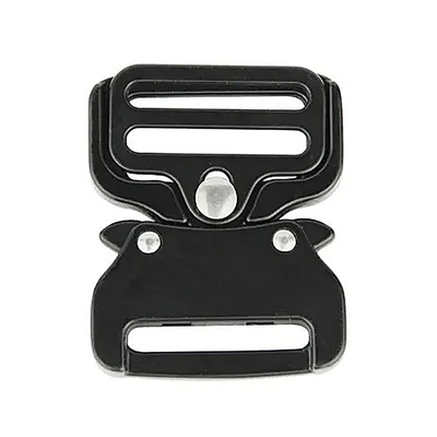 Un buen precio. Hebilla de cinturón de alta resistencia Hebilla de metal de aluminio ajustable Gancho para cinturón en línea