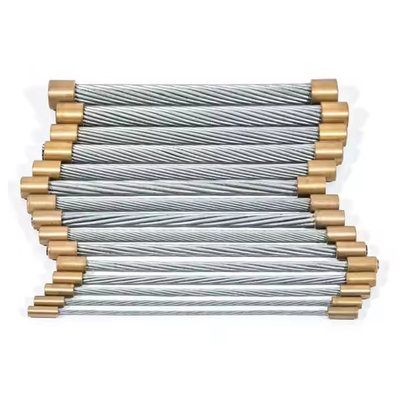Un buen precio. AISI 7/32 SWG 7/1.83 mm de acero galvanizado de carbono fijado con servicio de flexión en línea