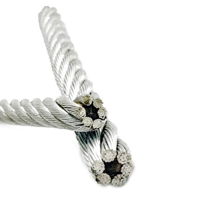 Un buen precio. Cuerdas de acero galvanizadas de alto rendimiento 6X19S+FC Cuerdas de acero para elevadores en línea