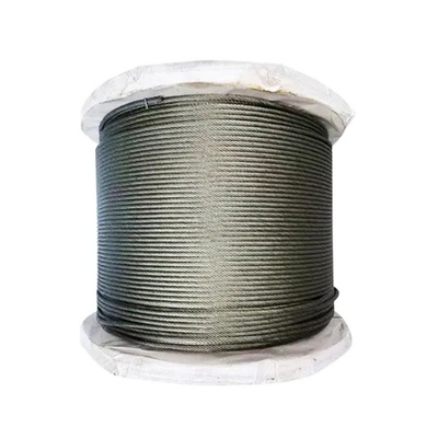 Un buen precio. 4V*39S-5FC Cable de acero galvanizado para plataformas suspendidas de maquinaria de construcción, galvanizado brillante en línea
