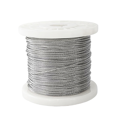 Un buen precio. Cable de acero inoxidable 304 7x19 hebras Construcción para vela de sombra y lámparas colgantes Kit de hardware en línea