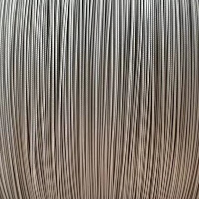 Un buen precio. Cuerdas de alambre ultra delgadas de acero inoxidable 304 revestidas con PVC 7*7 0,6-0,8 mm AiSi Procesamiento de flexión estándar para otras aplicaciones en línea