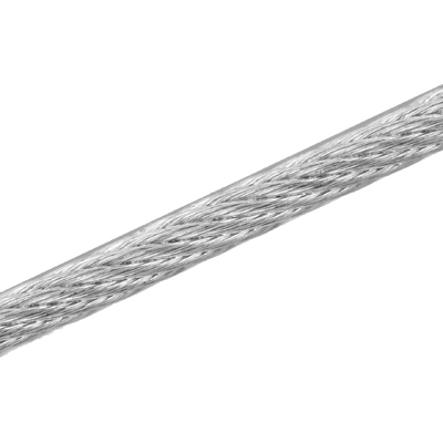 Un buen precio. Cable de acero inoxidable con recubrimiento de PVC con superficie lisa para aplicaciones de encabezado en frío, estándar AiSi, uso interior/exterior en línea