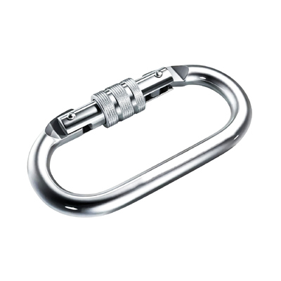 Un buen precio. Protector contra caídas de carga pesada de 25KN Carabiner Clip Carabiner de escalada con puerta de tornillo en línea