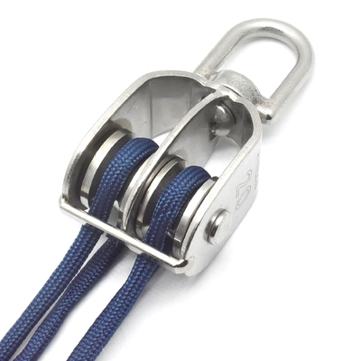 Un buen precio. Polea de rodillo de doble rodamiento para cable de acero inoxidable 201/304/316 en línea