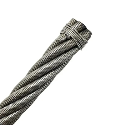 Un buen precio. 6x19M-IWRC/FC/WSC Cable de acero galvanizado cuerda de alambre para ascensor de elevación brillante o galvanizado elevación de tracción en línea