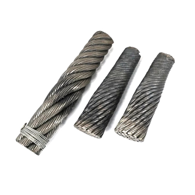 Un buen precio. Cuerpo de acero de resistencia a la tracción 6x41WS-IWRC/FC/WSC Cable de acero galvanizado en línea