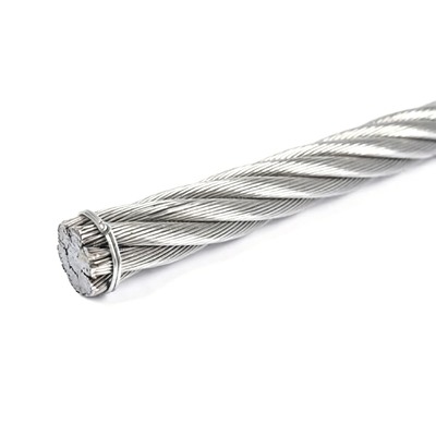 Un buen precio. 7x19 4,0 mm 304 de acero inoxidable cuerda de alambre para elevación de hileras grúas Pesca en línea