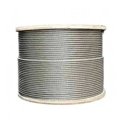 Un buen precio. Buen precio 6X19s + FC Cable de acero inoxidable 12mm AiSi Standard Bending Procesado para la cuerda de alambre del ascensor en línea