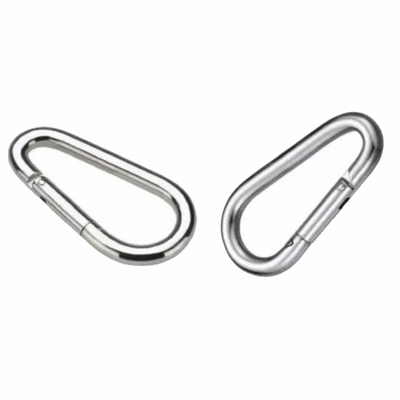 Un buen precio. Armadura de aparejos de acero inoxidable gancho de enlace DIN5299 Durable huevo en forma de acero Snap Hook para uso deportivo en línea
