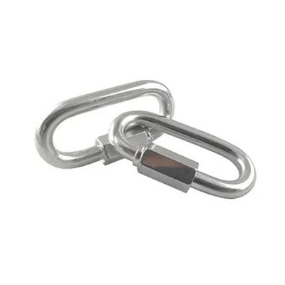 Un buen precio. S7352 Enlace rápido de aparejo galvanizado enlace rápido oval en línea
