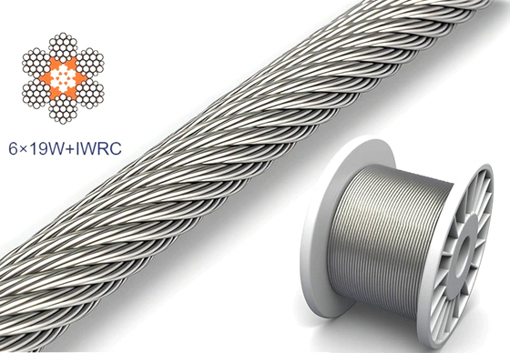 Un buen precio. Cable de acero inoxidable AISI 316 7x19 no magnético para equipos sensibles en línea