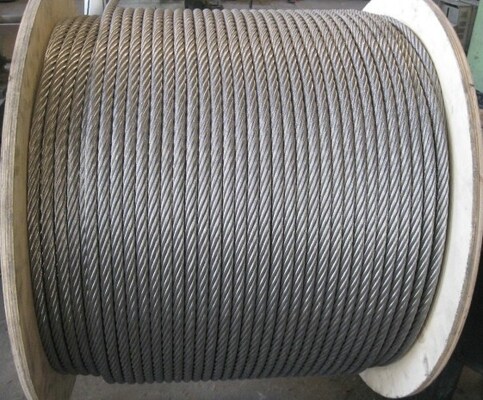 Un buen precio. 7X19 Construcción de alambre de acero galvanizado cuerda de avión de cable con material de acero al carbono y longitud personalizable en línea