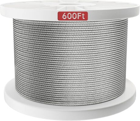 Un buen precio. Cable de acero galvanizado para aeronaves de construcción 7x19 Mil-Spec-DTL-83420 con diámetro de 1/4